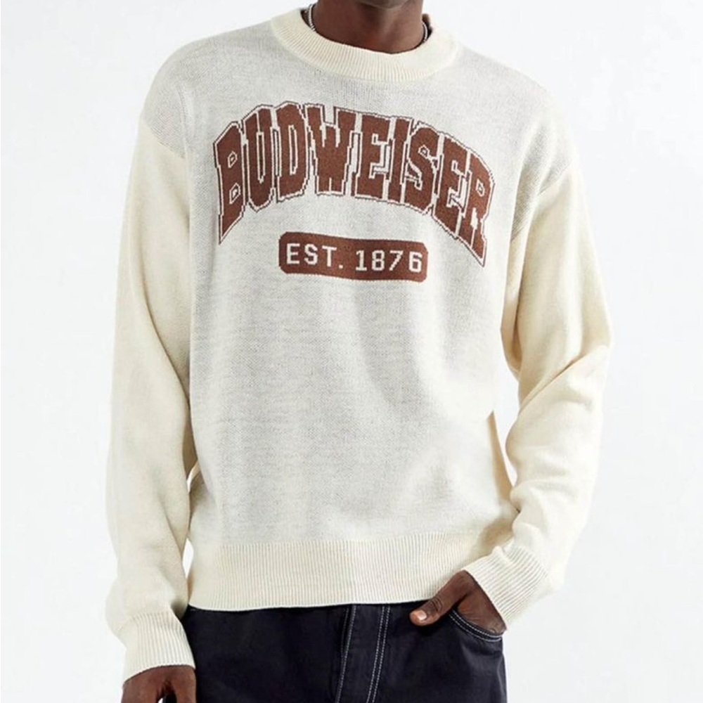 Budweiser knit sweater XL